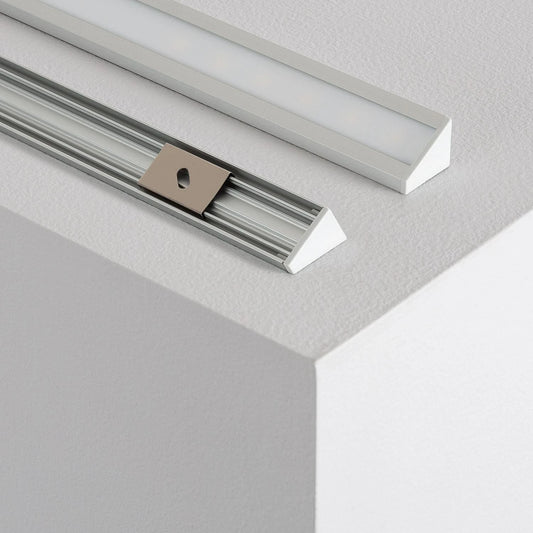 CampTechLed Aluminium Profiel Variabele Hoek voor LED Strips tot 10 mm