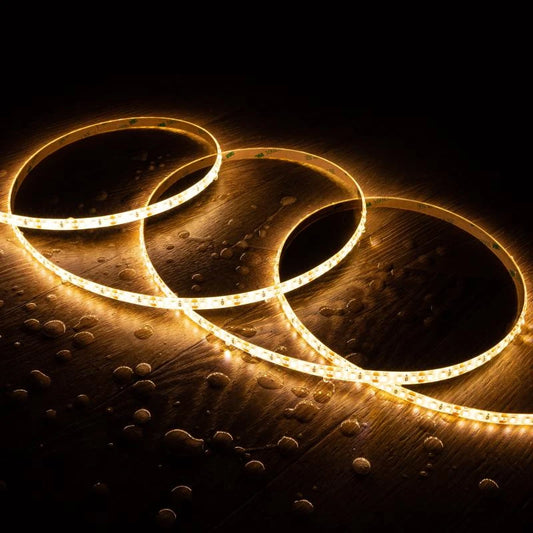 CampTechLED LED Strip 12V SMD 120 LED/m 5m 10W/m 1000lm/m Breedte 8mm IP65
