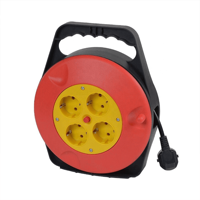 CampTechLED KABELHASPEL 5  /10 METER | MET 4 STOPCONTACTEN