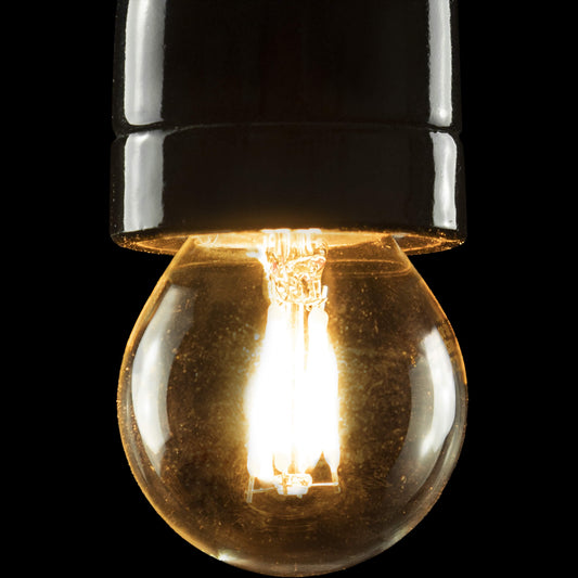 SeguE27 LED Kogellamp 24V – 3W – 2200K Extra Warm Wit – Helder – Dimbaar