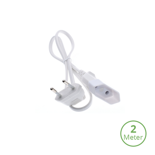 CampTechLED VERLENGKABEL | 2-POLIG | WIT | 2M