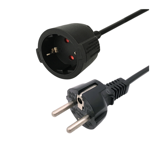 CampTechLED VERLENGKABEL | ZWART | 2M