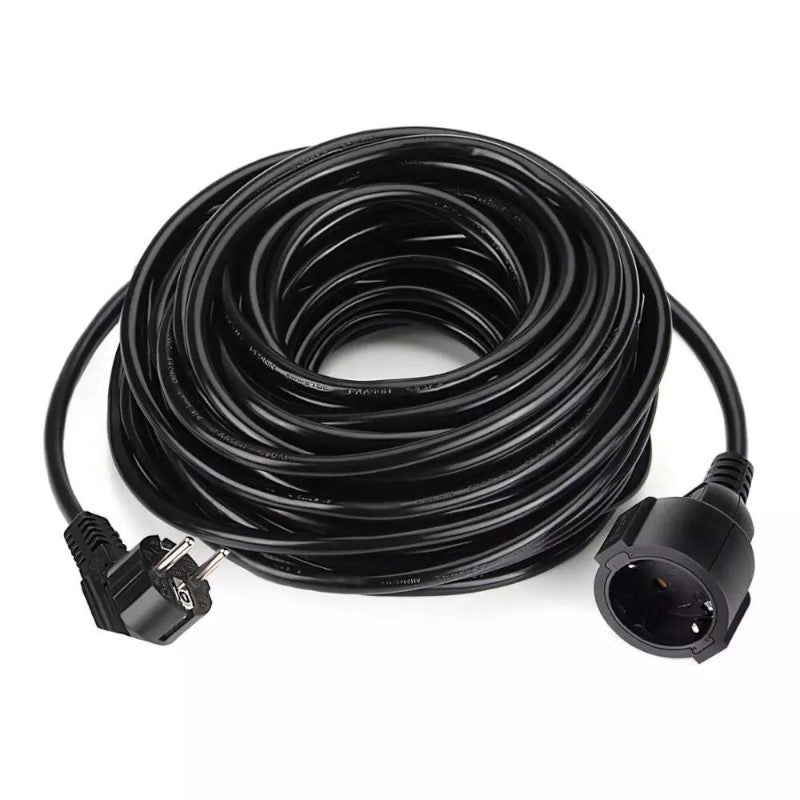 CampTechLED VERLENGKABEL | ZWART | 2M
