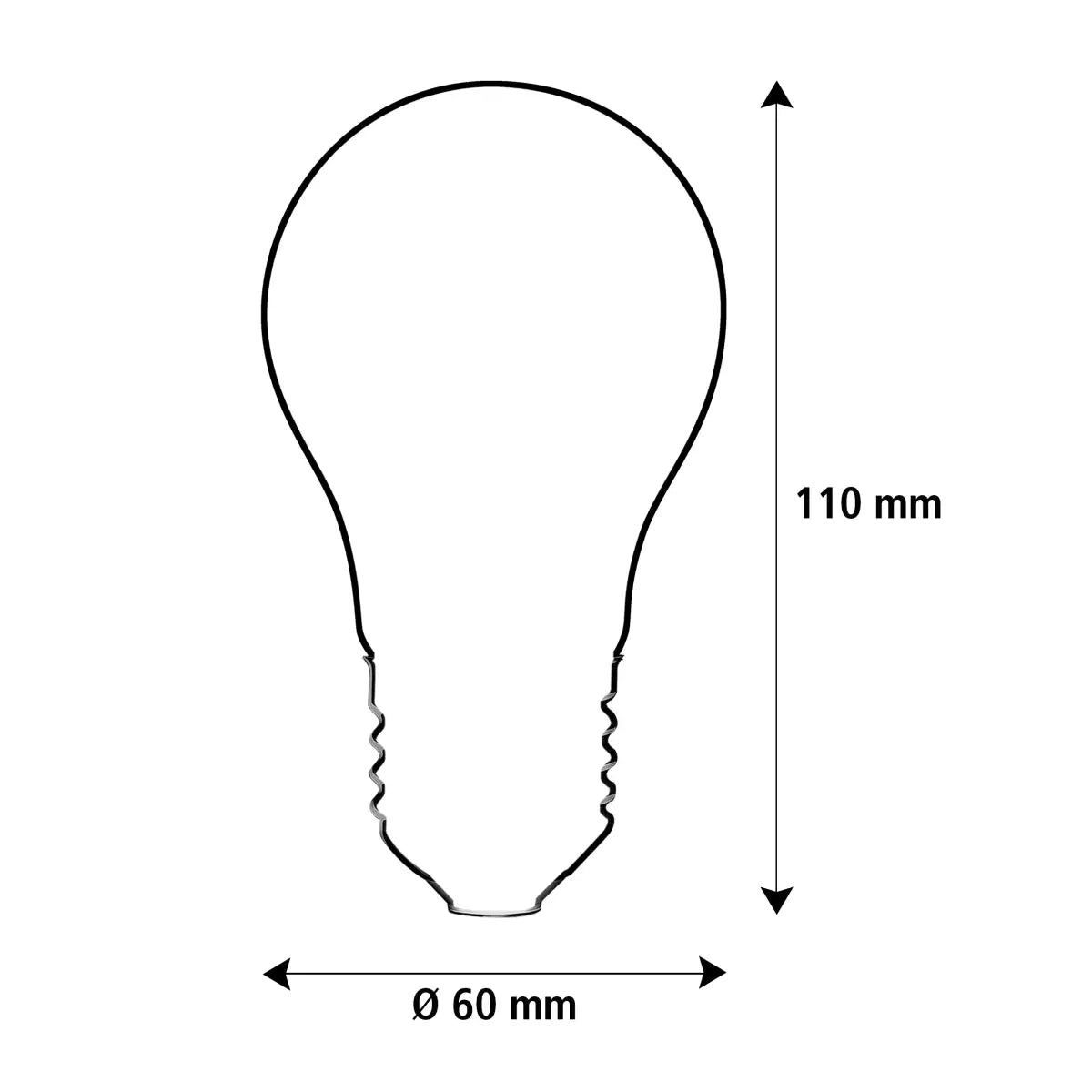 Segula E27 LED Gloeilamp 24V – 3W – 2700K Warm Wit – Helder – Dimbaar