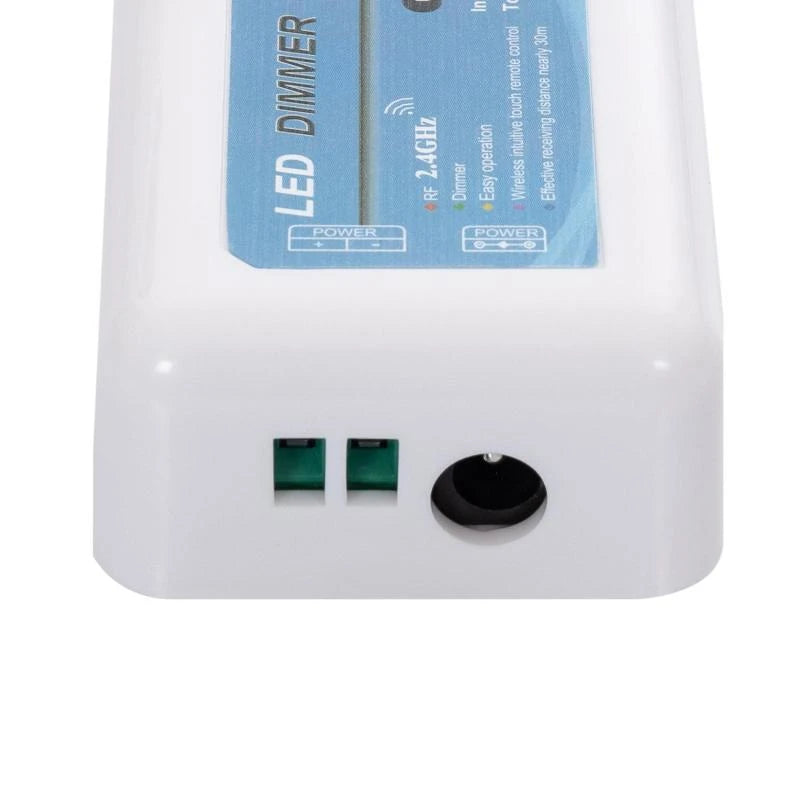 CampTechLED Controller Dimmer Monocolor 12/24V DC met RF afstandsbediening 4 Zone