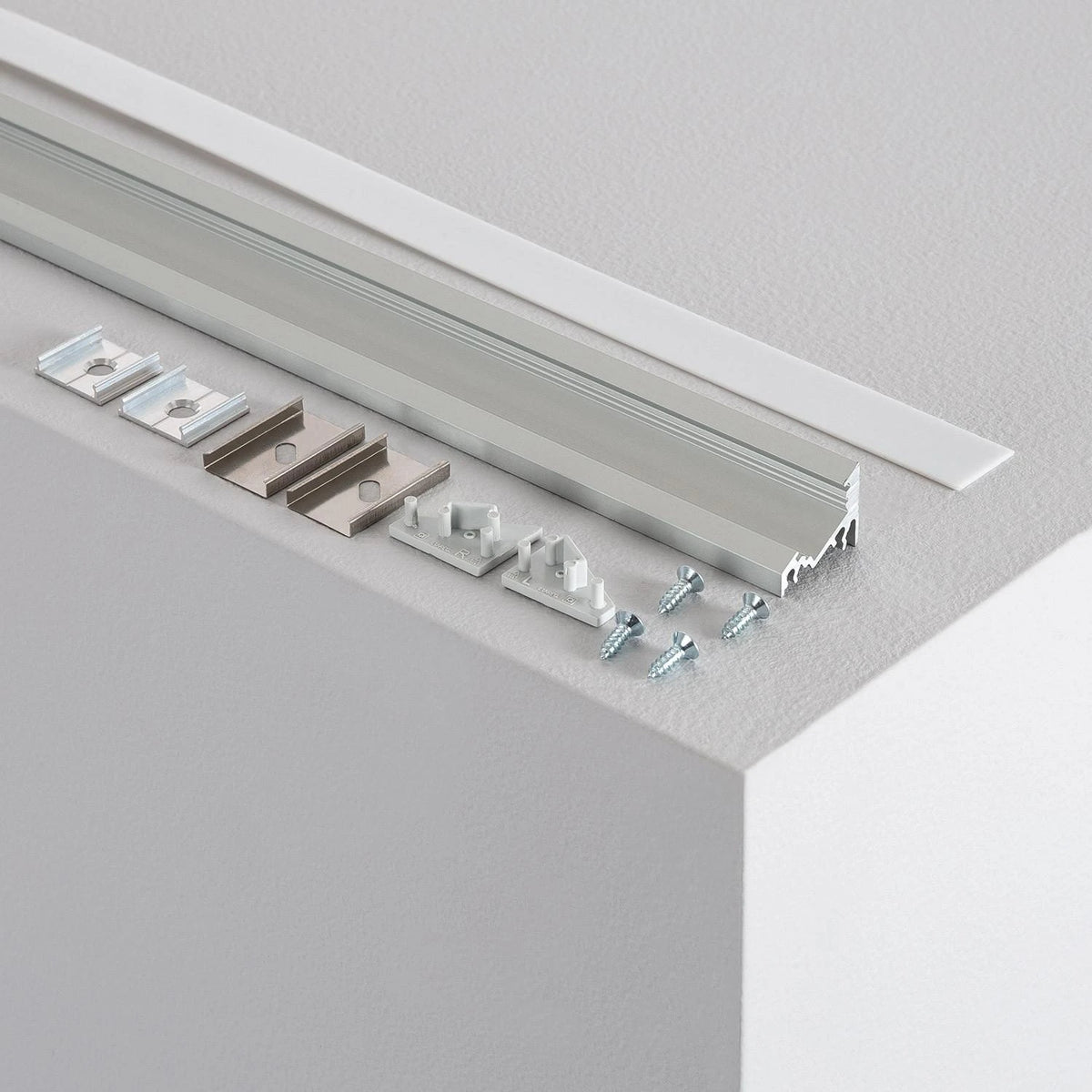 CampTechLed Aluminium Profiel Variabele Hoek voor LED Strips tot 10 mm