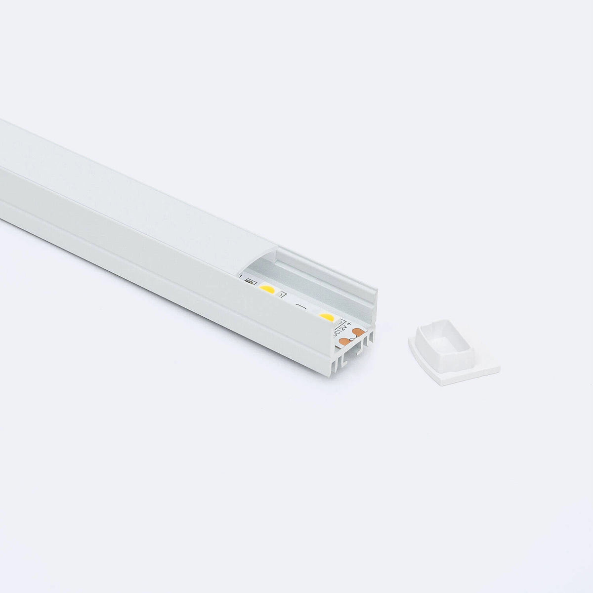 CampTechLed Aluminium Profiel Opbouw voor LED Strip tot 13 mm