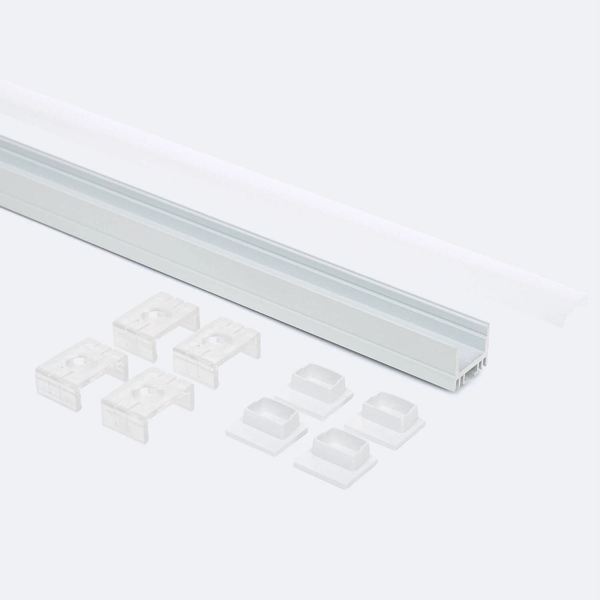 CampTechLed Aluminium Profiel Opbouw voor LED Strip tot 13 mm