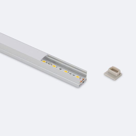 CampTechLed Aluminium Profiel Opbouw voor LED Strip tot 13 mm
