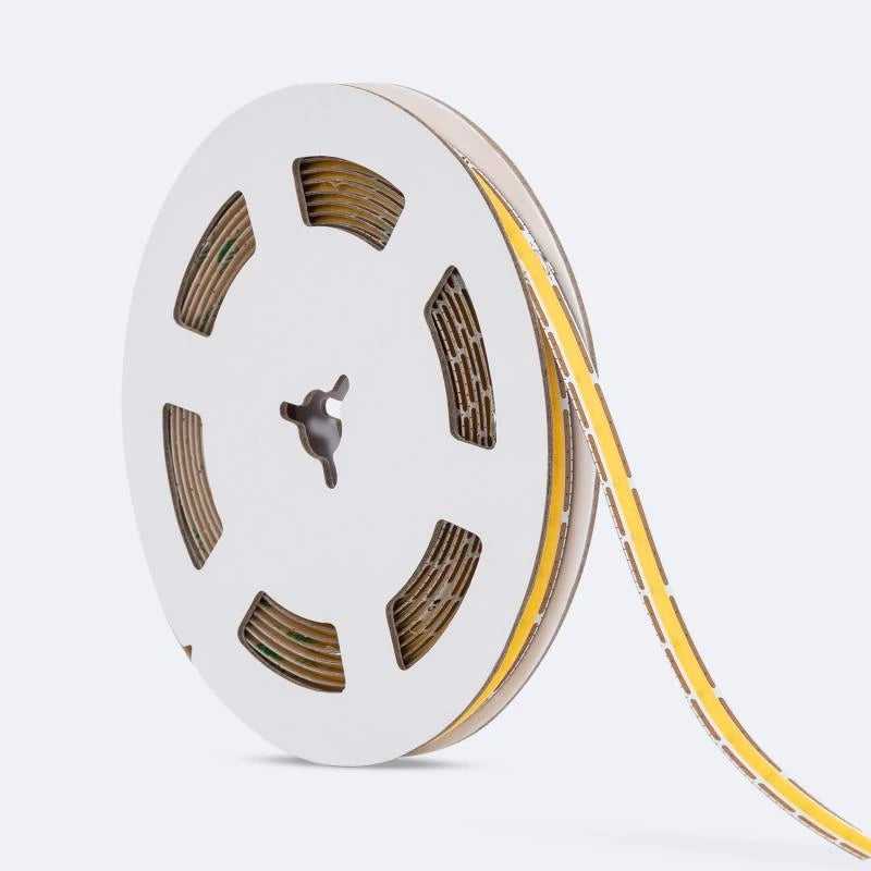 CampTechLED Led Strip 12V COB 500 LED/m 5m 12W/m 960lm/m Breedte 8mm FreeCut IP20