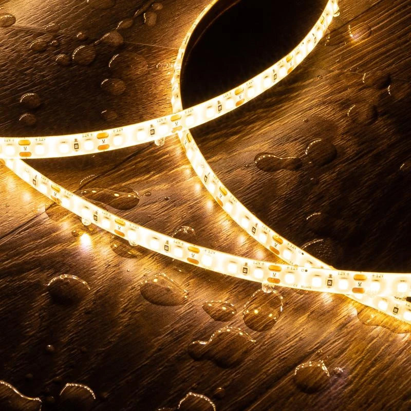 CampTechLED LED Strip 12V SMD 120 LED/m 5m 10W/m 1000lm/m Breedte 8mm IP65