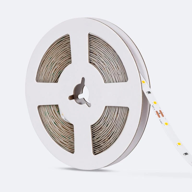 CampTechLED Led Strip 12V SMD 60 LED/m 5m 5W/m 400lm/m Breedte 8mm IP20