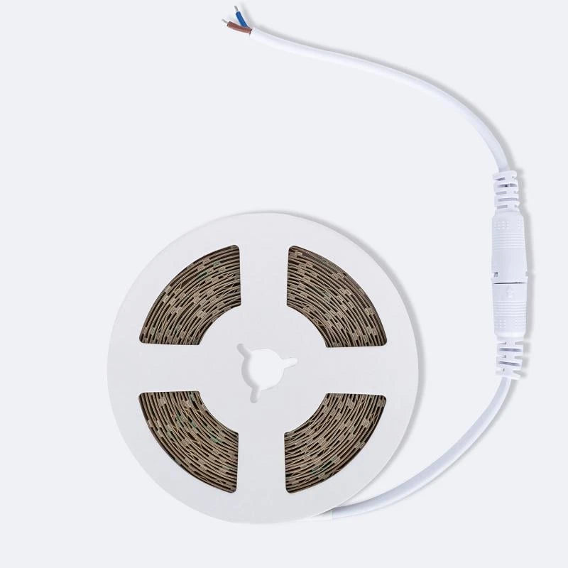 CampTechLED Led Strip 12V SMD 60 LED/m 5m 5W/m 400lm/m Breedte 8mm IP20