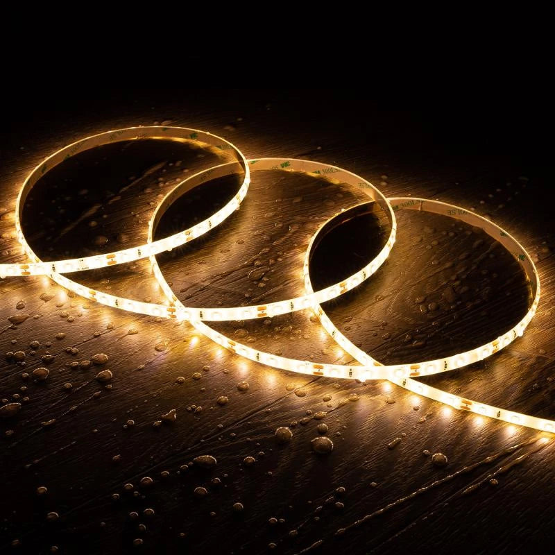 CampTechLED Led Strip 12V SMD 60 LED/m 5m 5W/m 400lm/m Breedte 8mm IP65