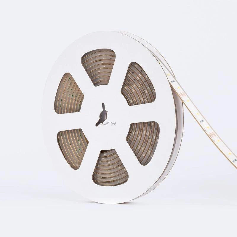 CampTechLED Led Strip 12V SMD 60 LED/m 5m 5W/m 500lm/m Breedte 10mm IP68 SILICONE FLEX