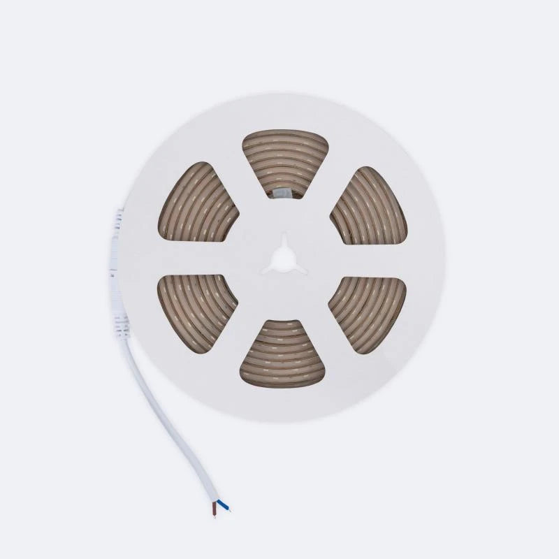 CampTechLED Led Strip 12V SMD 60 LED/m 5m 5W/m 500lm/m Breedte 10mm IP68 SILICONE FLEX