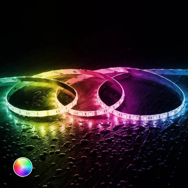 CamptechLED 12V RGB SMD 60 LED/m 5m 10W/m IP68 (Kan zelf onder water)