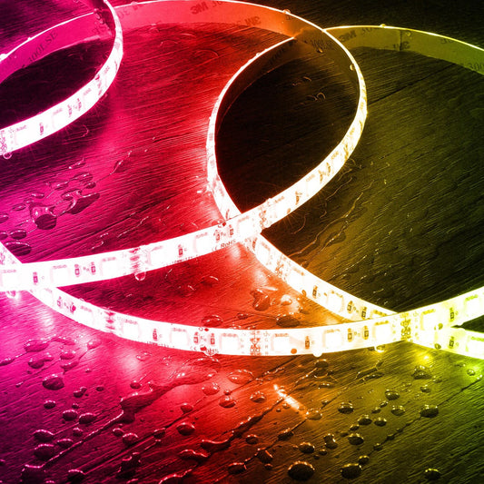 CamptechLED 12V RGB SMD 60 LED/m 5m 9W/m IP65 (Waterdicht)